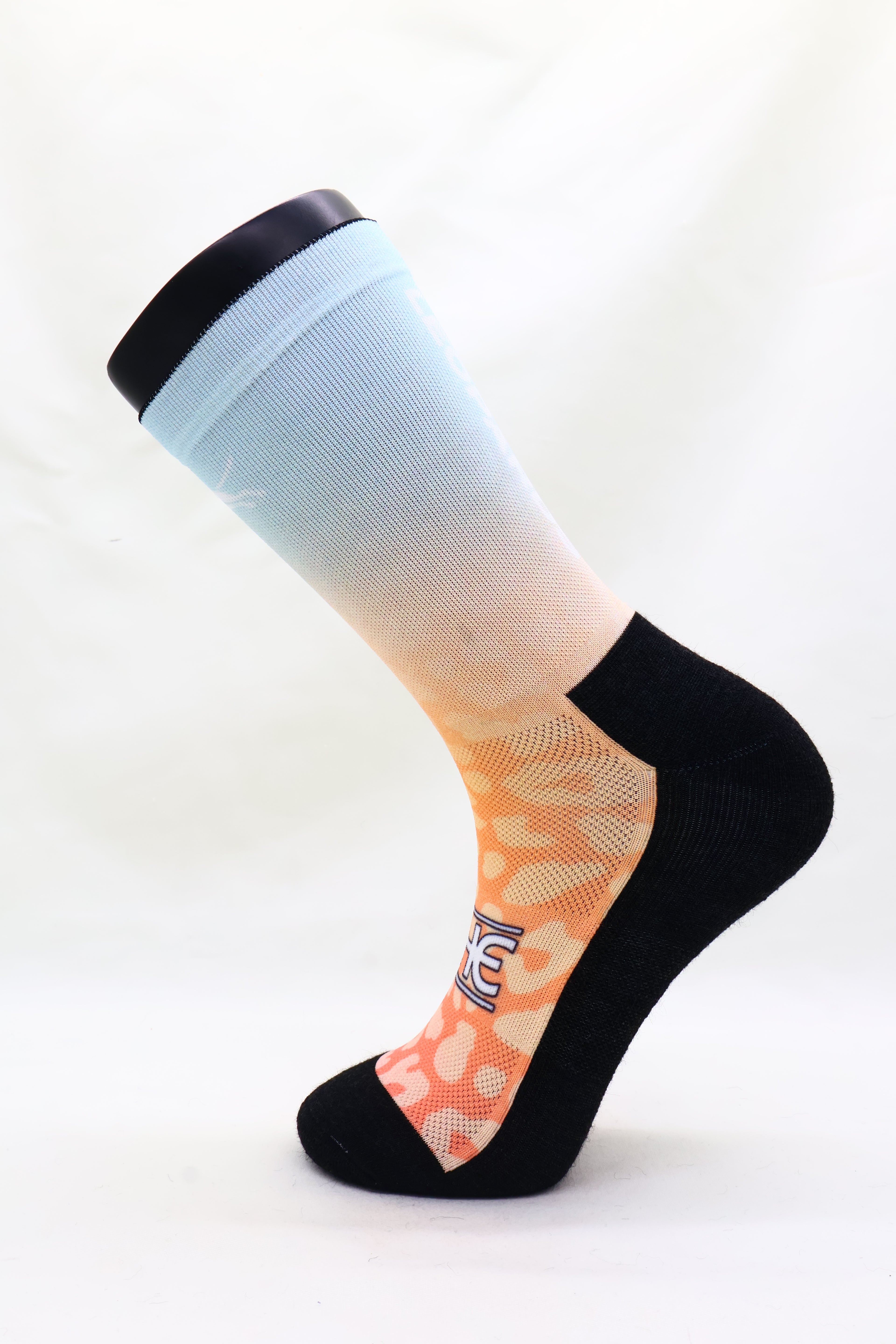 Sunset Leopard Running Socks