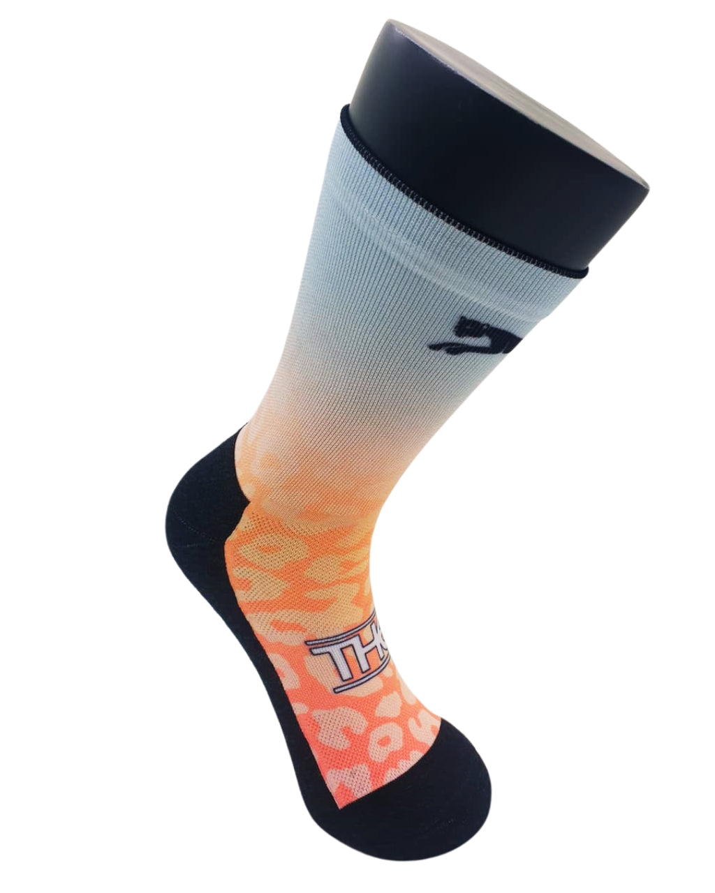 Sunset Leopard Running Socks