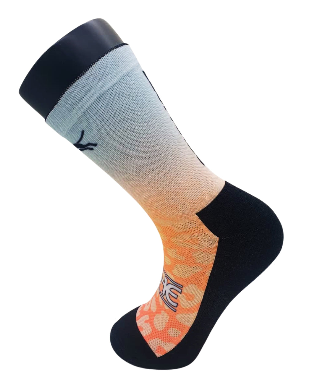 Sunset Leopard Running Socks